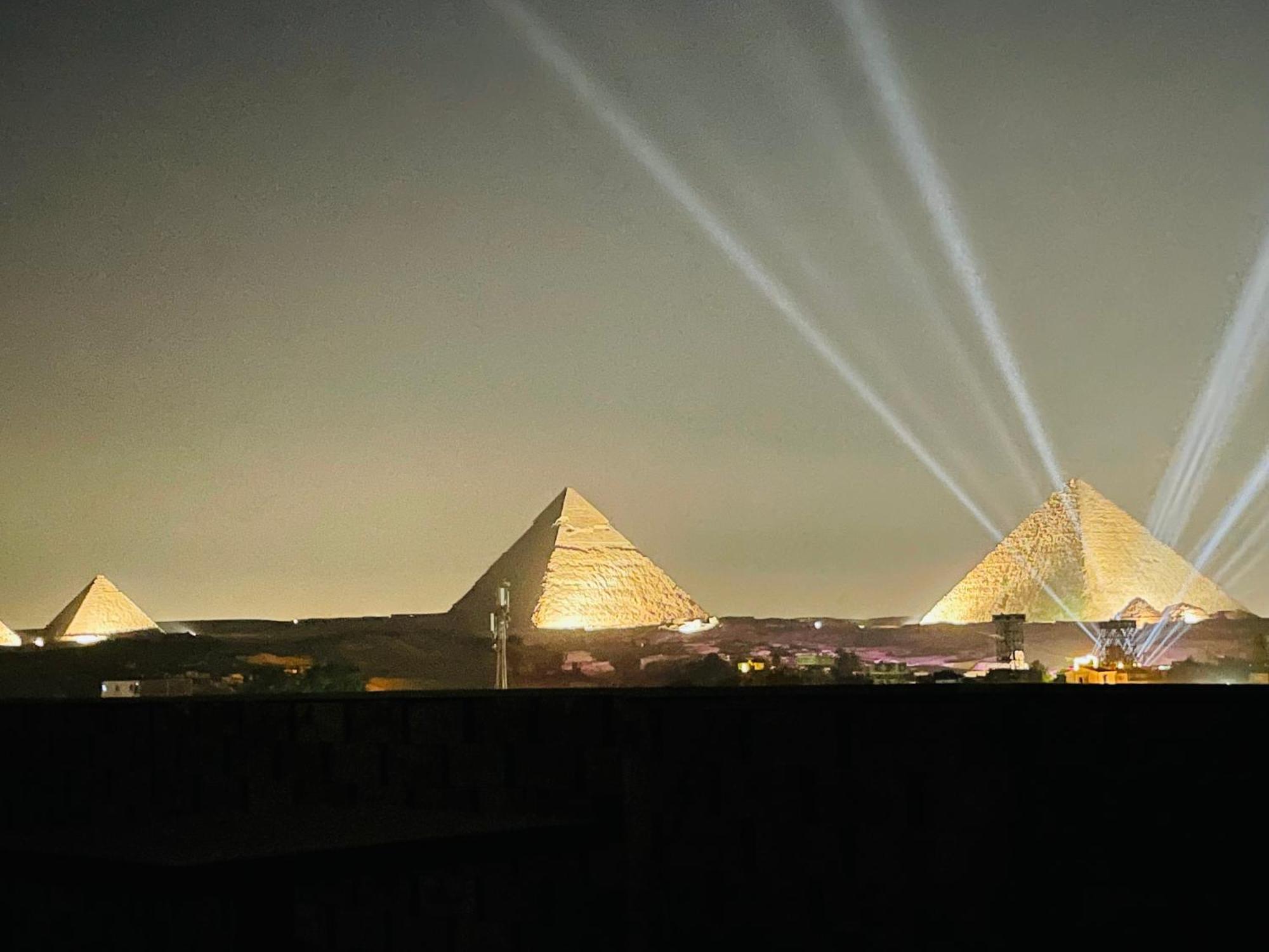 Golden Mask Pyramids Inn Kafret el-Gabal Exterior foto