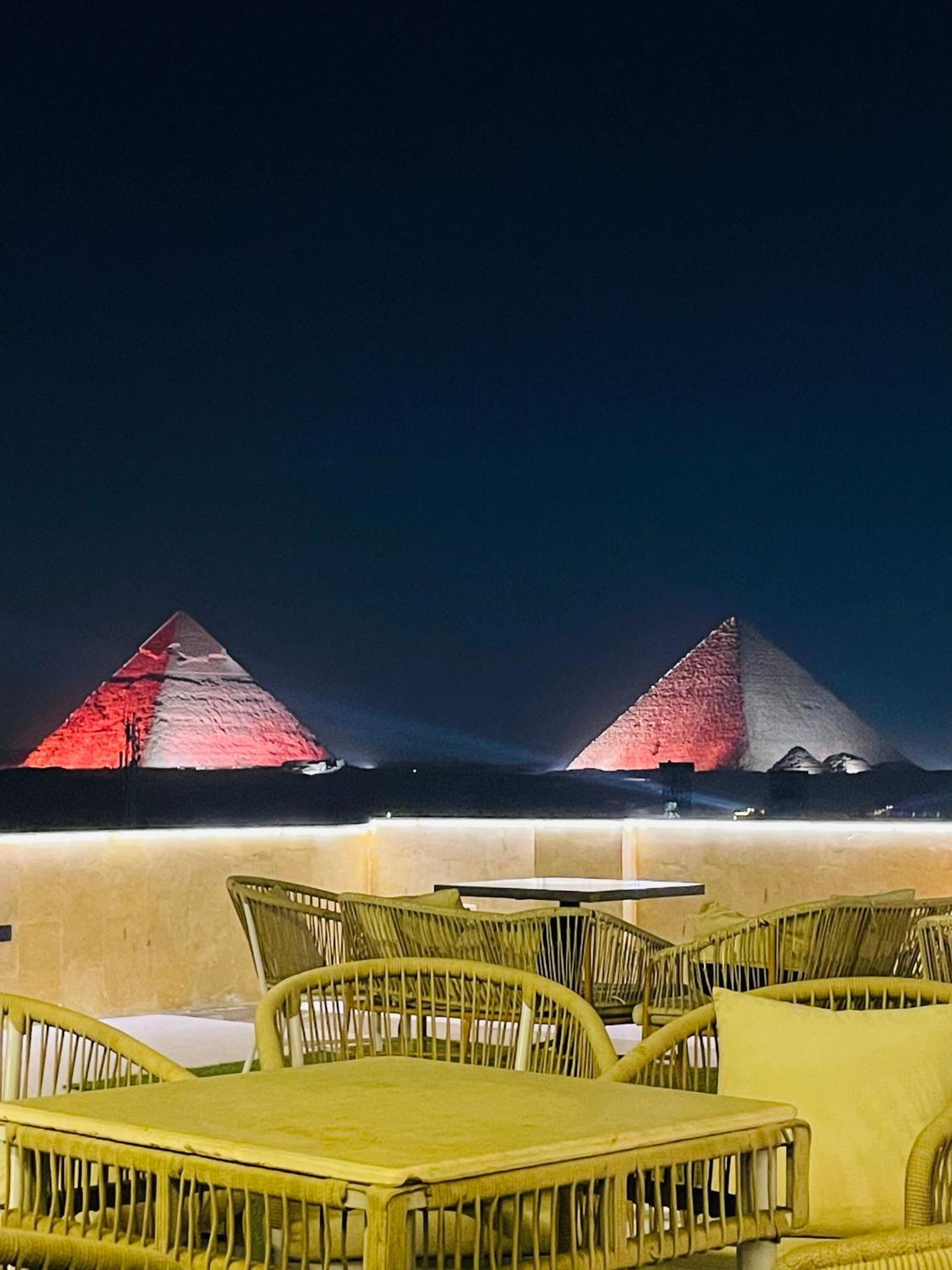 Golden Mask Pyramids Inn Kafret el-Gabal Exterior foto