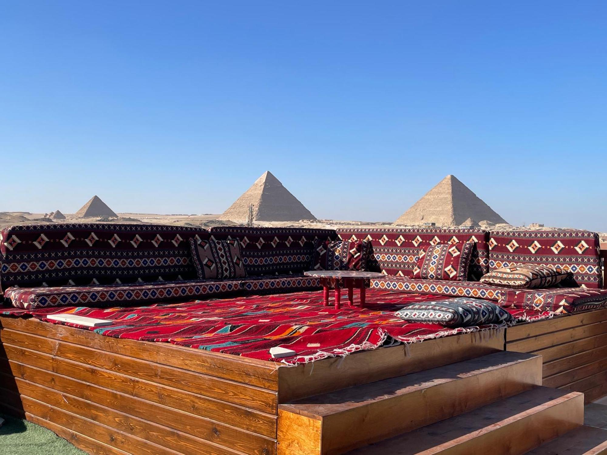 Golden Mask Pyramids Inn Kafret el-Gabal Exterior foto